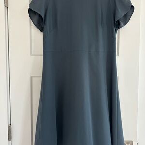 LOFT Womens Casual Dress in Slate Blue